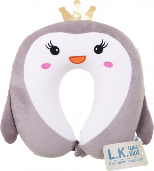 Подушка Bewalker Принцеса 28х28 см сірий BMPMIX0726/ neck pillow