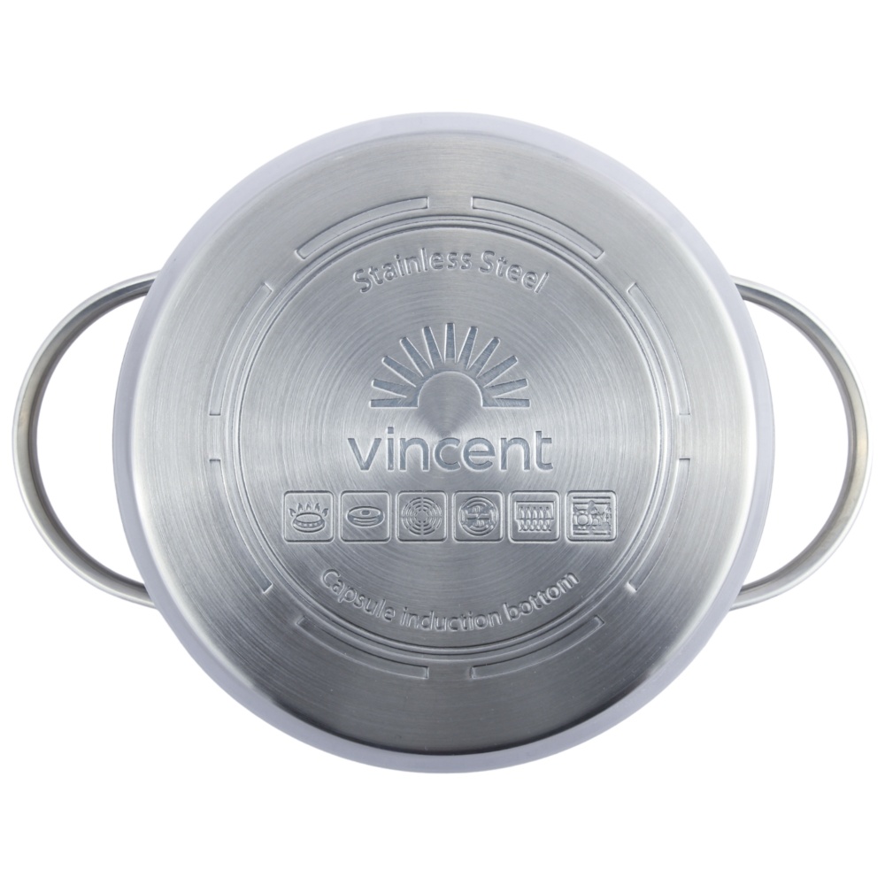 Кастрюля с крышкой Vincent 16 см 1,7 л VC-3185-16