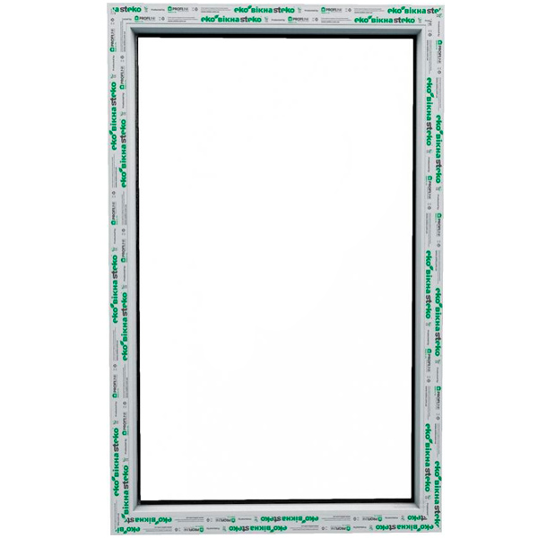 Окно глухое Steko S300 58 800x1200 мм без открывания