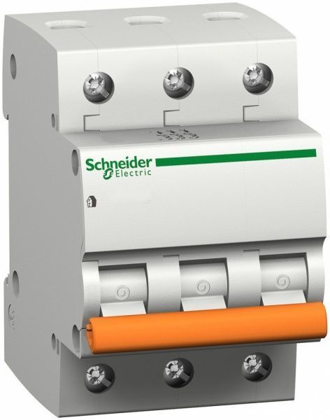 Автоматический выключатель  Schneider Electric ВА63 10/3/С 3Р 10А 4,5 кА 11222