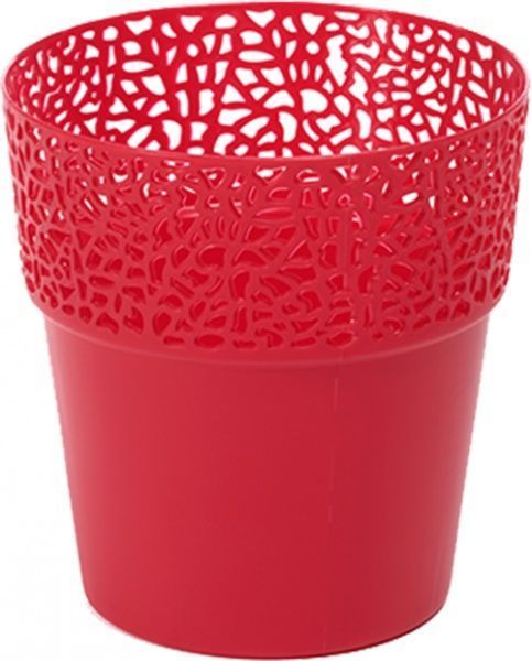 Горшок Lamela Росса 145 круглый красный 