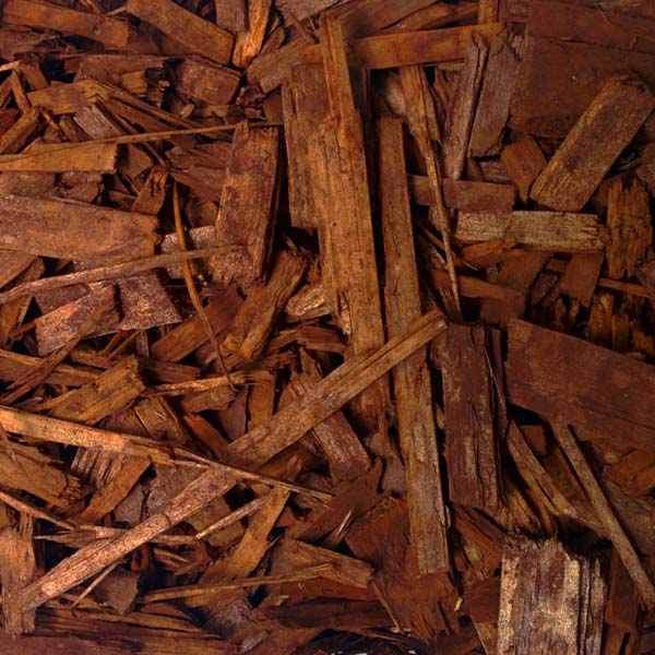 Мульча древесная декоративная колорированная, цвет КАШТАН 70 л