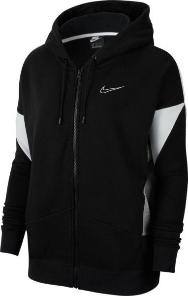 Джемпер Nike W NSW HOODIE FZ FT CB CK1405-010 р. XS черный