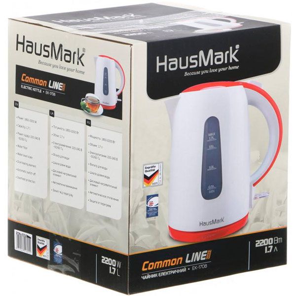 Електрочайник HausMark EK-1708 