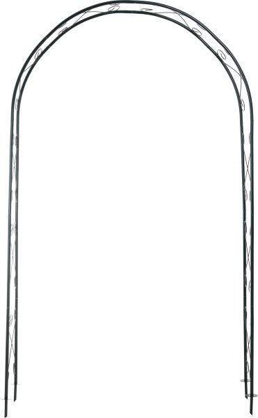 Арка садовая 135x230 см D16 мм зеленая металл