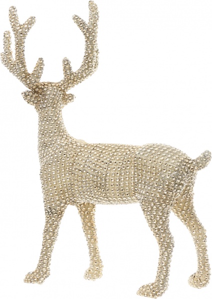 Декоративная фигура Олень стоящий 36 см 