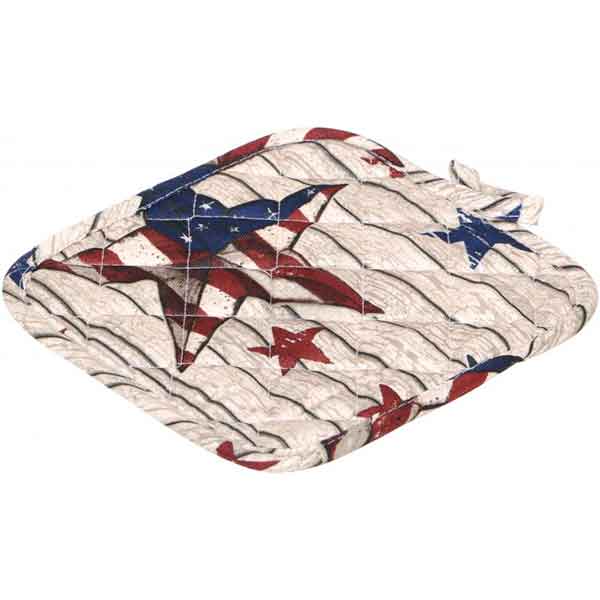 Набор кухонный Звезда кантри рукавичка и прихватка 17x30 см 