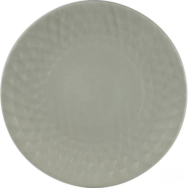 Тарілка обідня Geometric 27 см бежева Bella Vita