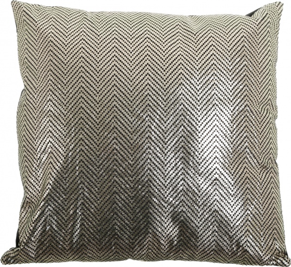 Подушка KM Stars 100% полиэстер 45x45 см серебряный 