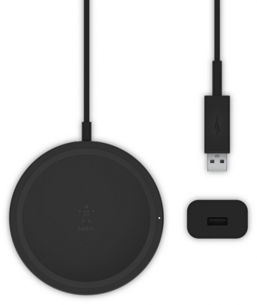 Беспроводное зарядное устройство Belkin Pad Wireless Charging Qi 5W black 