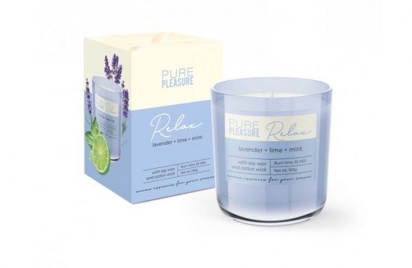 Свеча ароматическая Bartek Candles Чистое удовольствие (150 г) 