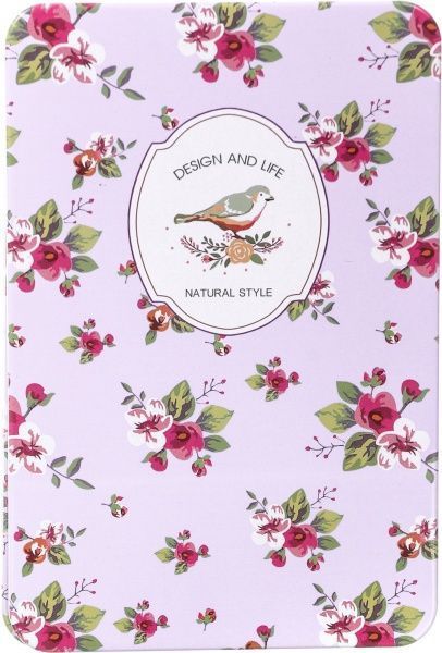 Блокнот Цветы розовый