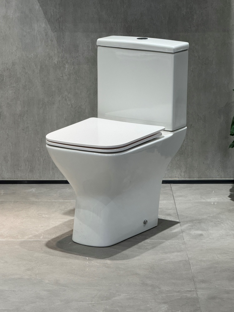 Унітаз-компакт EGO PRIDE Rimless з сидінням Duroplast soft-close, 60*38*78см