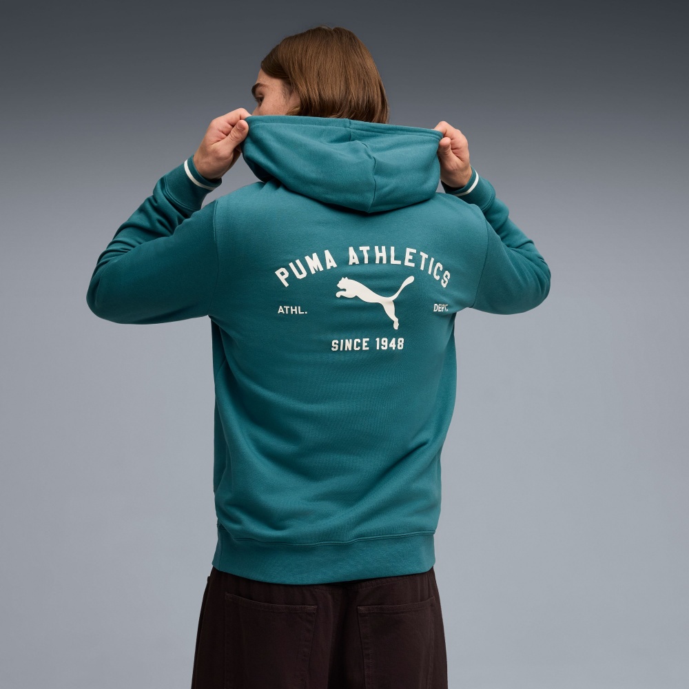 Джемпер Puma PUMA CLASS Graphic Hoodie TR 69222841 р.M зеленый