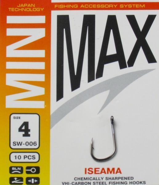 Гачок MiniMax Iseama №4 10 шт. SW006-4