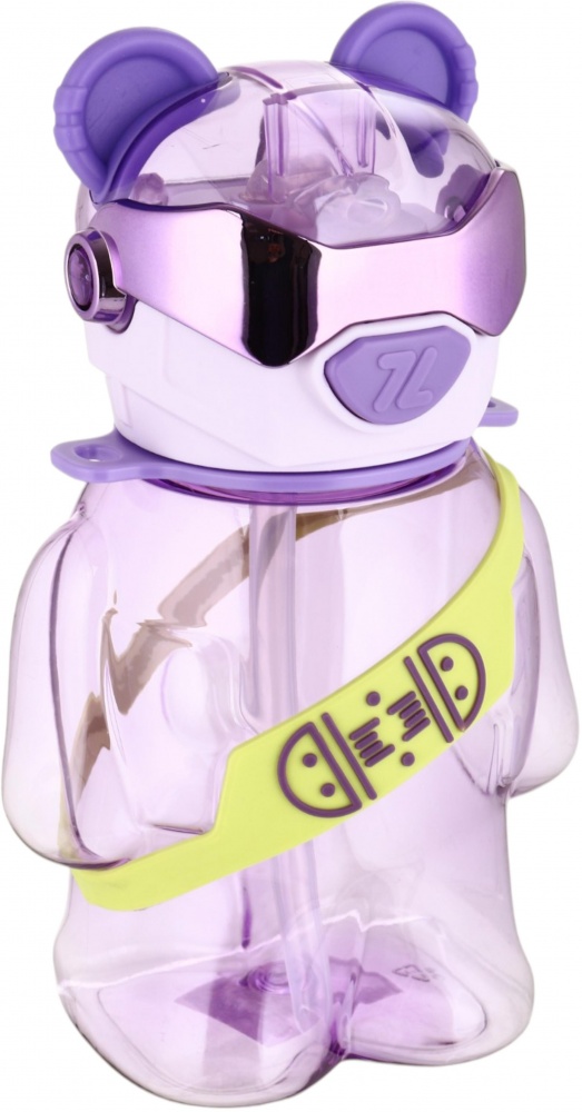 Пляшка для води SELIYA 700 мл з соломинкою колір в асортименті