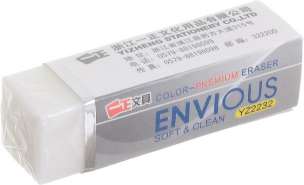 Ластик белый YZ-2232 1,5х5,5 см