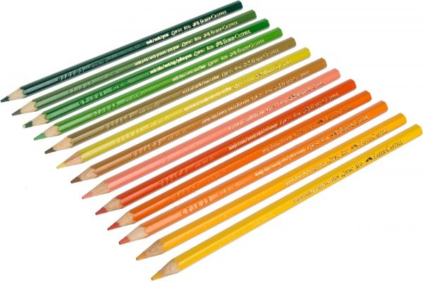 Карандаши цветные с точилкой Faber-Castell 36 шт.