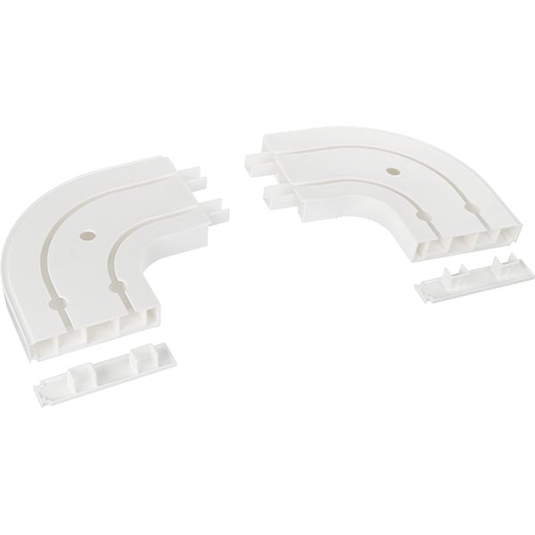 Закінчення Gardinia дугове подвійний набірний білий 