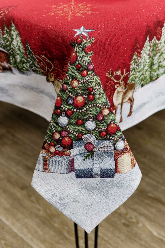 Скатерть Красная луна 135x350 см La Nuit