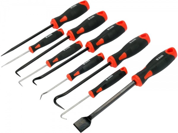 Набор крючков с ручкой 9 шт. YATO YT-08426