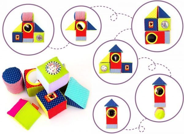 Кубики Macик Мягкий конструктор МС 090602-01