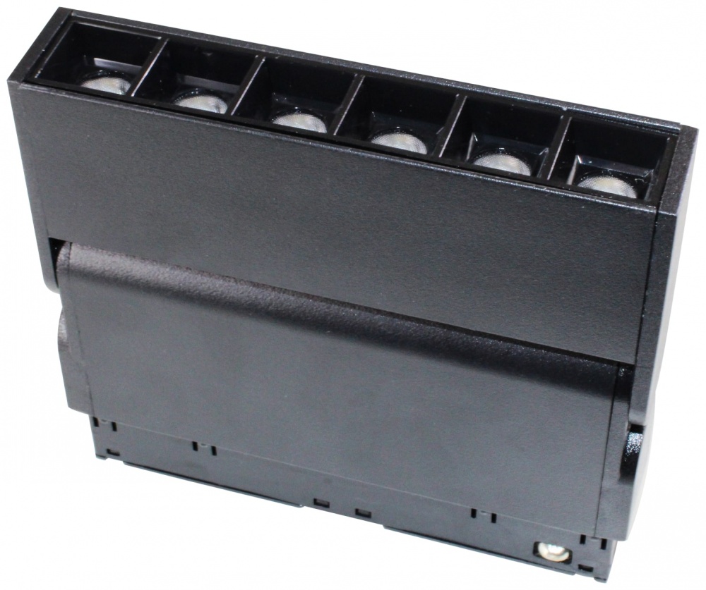 Магнитный трековый прожектор Lezard 6 Вт 4200 К черный ZDGS-6T