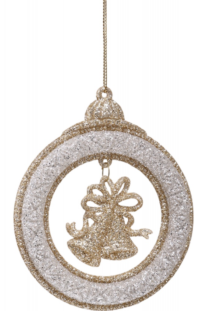 Підвіска пластикова санки/ з присипкою асорт. EPI-P100801