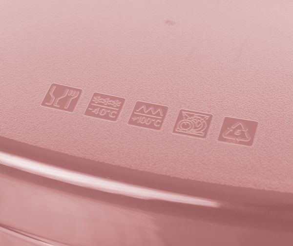 Контейнер для хранения 1,2 л красный Flamberg