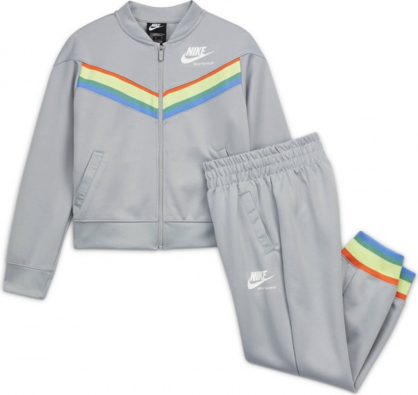 Спортивний костюм Nike G NSW HERITAGE TRK SUIT CU8294-077 р. M сірий