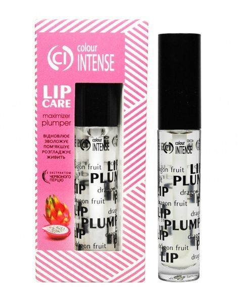 Блиск для губ Colour Intense LIP CARE №6 Збільшення об'єму Пітайя прозорий 6 мл