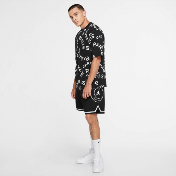 Шорти Jordan M J PSG BBALL SHORT CK9765-010 р. 2XL чорний