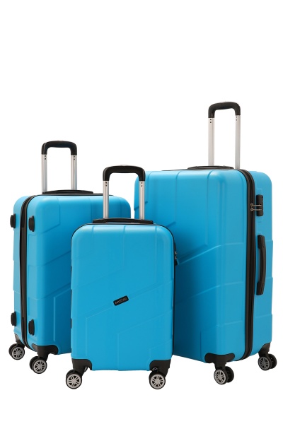 Чемодан 42 л голубой MCS V358 на 4 колесах S 20