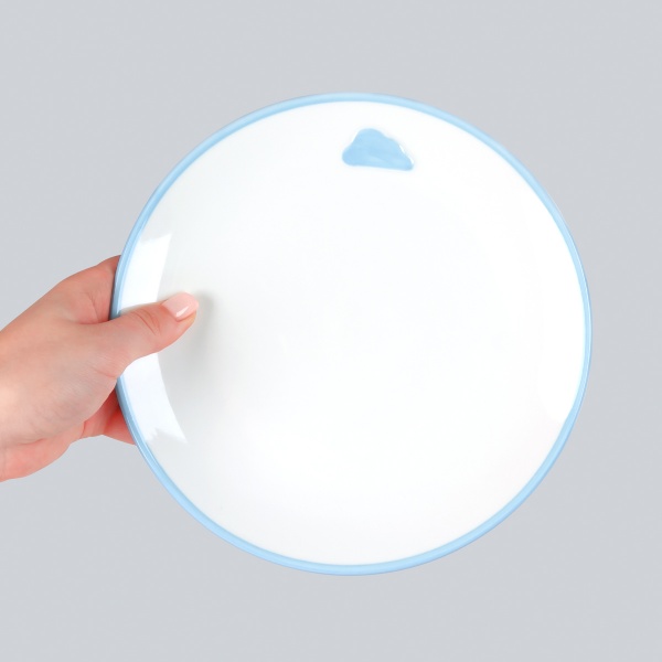 Тарілка обідня 20 см KP-46 Blue MVM