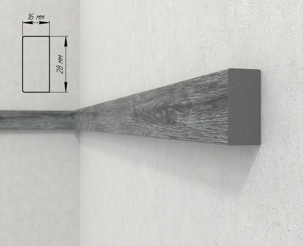 Молдинг 174-267 2800x16x28мм