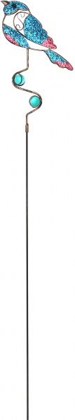Декор для рослин Пташка на металевому стержні BF-20