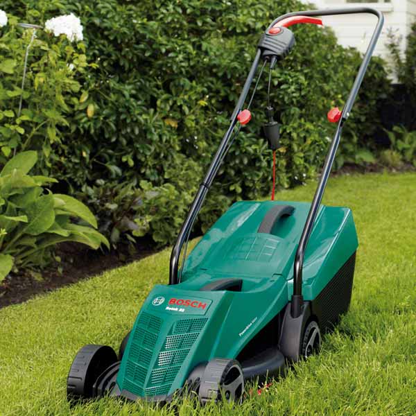 Газонокосарка електрична Bosch Rortak 32 + шланг садовий Expert 1/2' 15м