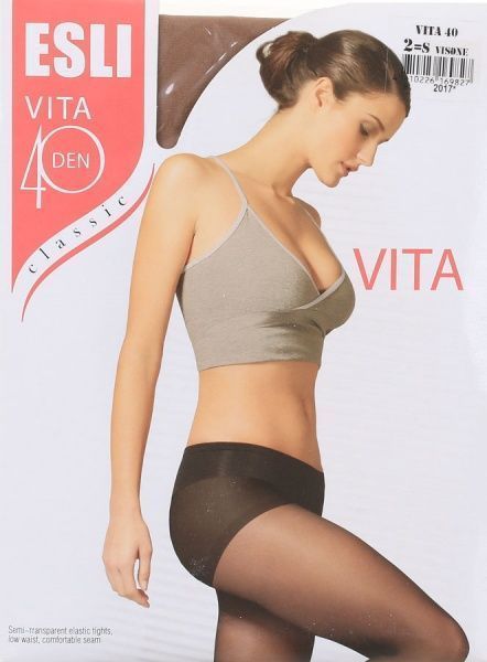 Колготки женские ESLI Vita Vita 40 den visone р. 2 бежевый 