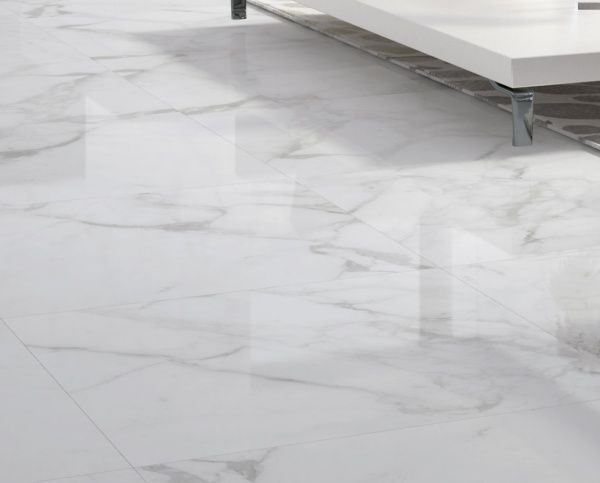 Плитка Golden Tile Calacatta Extra білий глянець Н90500 59,5х59,5 