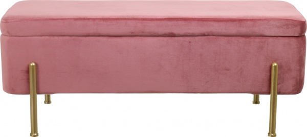 Сундук-пуф Marseille 110х42х42 см роуз голд 