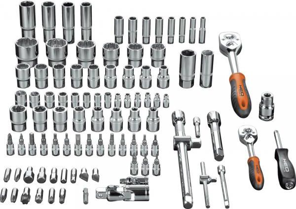 Набор головок 1/2, 1/4 NEO tools 86 шт. 08-664