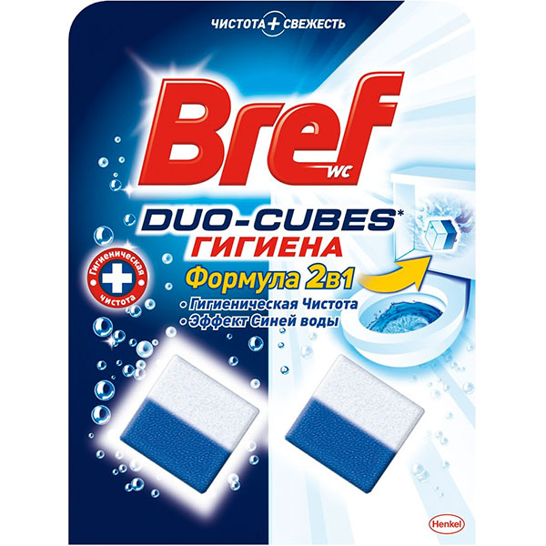 Таблетки для зливного бачка Bref Aktiv Гігієна 100 г