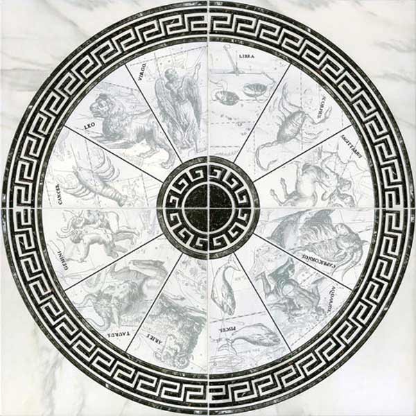 Панно Интеркерама Alon ПН 39 071 серый 430x430 мм 4 шт