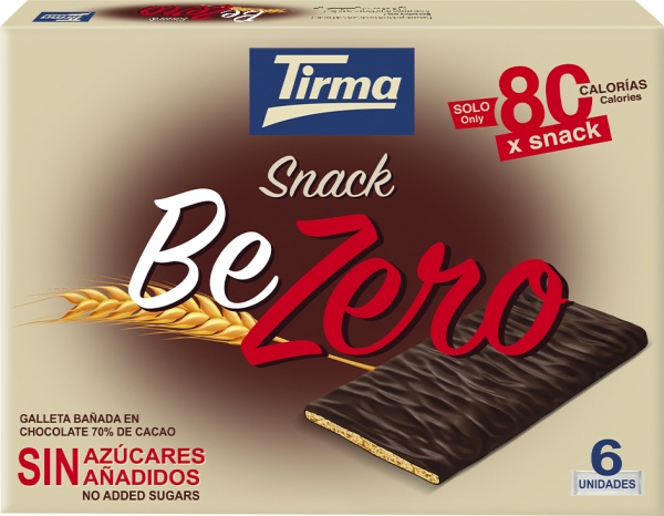 Печенье Tirma в черном шоколаде без сахара (8410085886840) 105 г 