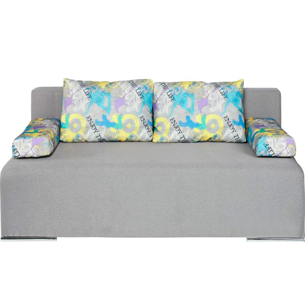 Диван Берегиня Аполо 1940х910х770 мм сірий/принт