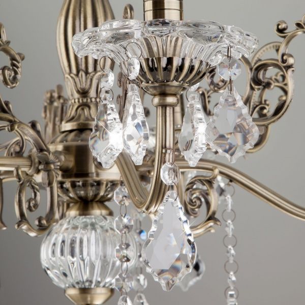 Люстра підвісна Strotskis Joanna 5x60 Вт E14 антична бронза 3281/5 