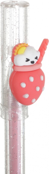 Ручка гелева Чарівний коктейль рожева 