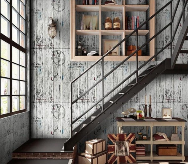 3D-панель с ПВХ самоклеящаяся дерево Париж 0,49 кв.м 