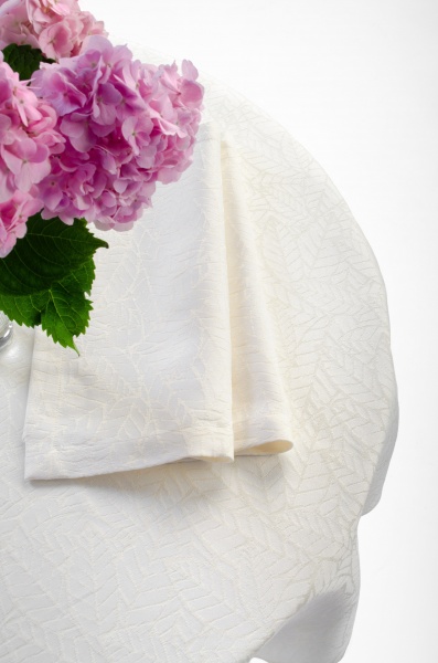 Серветка Лист 120-23/00 40x40 см бежевий Едельвіка 