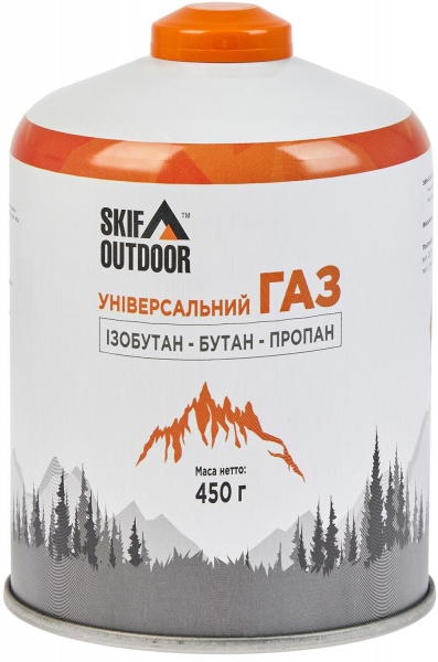 Баллон газовый SKIF Outdoor резьбовой 450 г